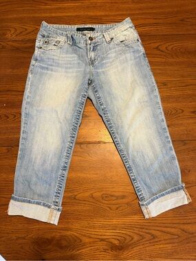 Calvin Klein Jeans Light Blue Boyfriend Capri